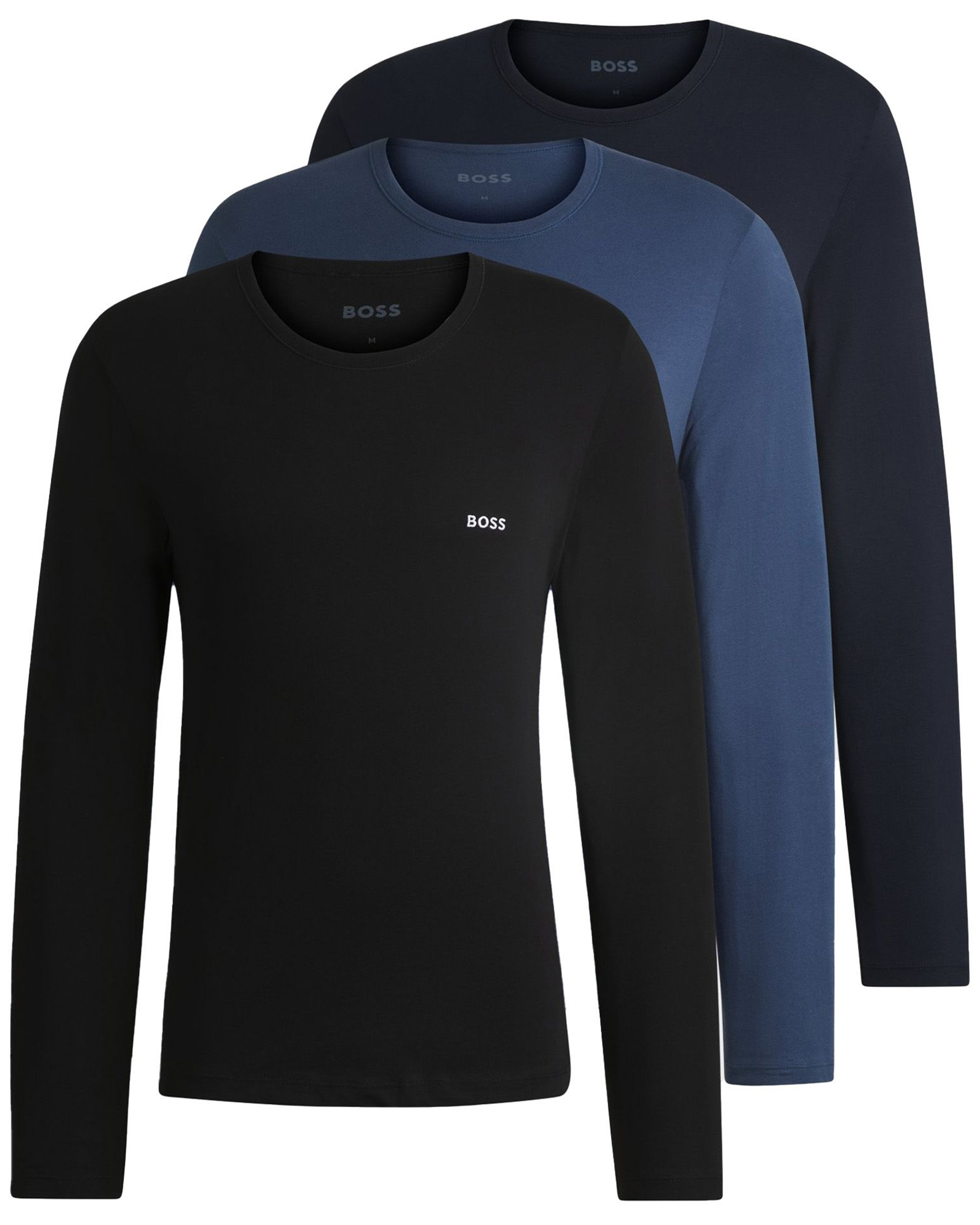 Boss T-shirt lange mouw 3-pack afbeelding